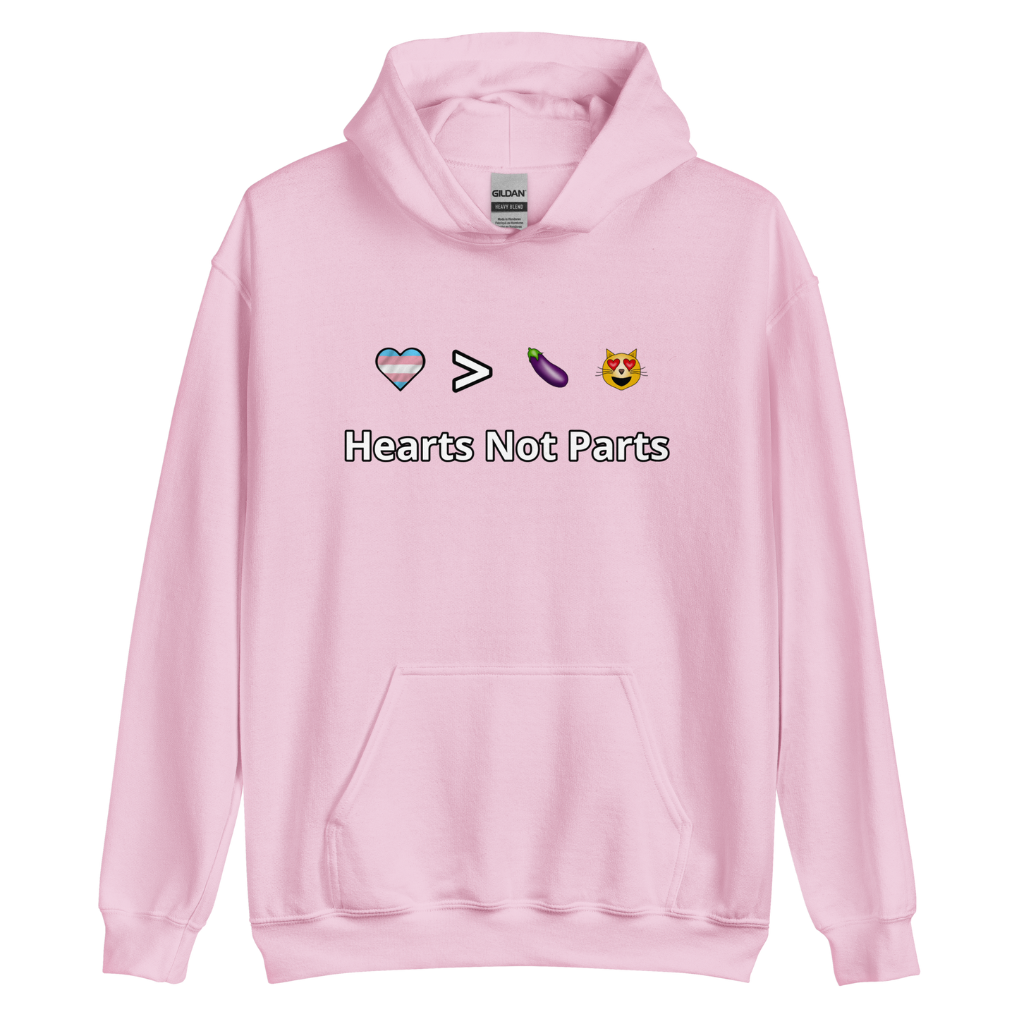 Hearts Not Parts Unisex Hoodie