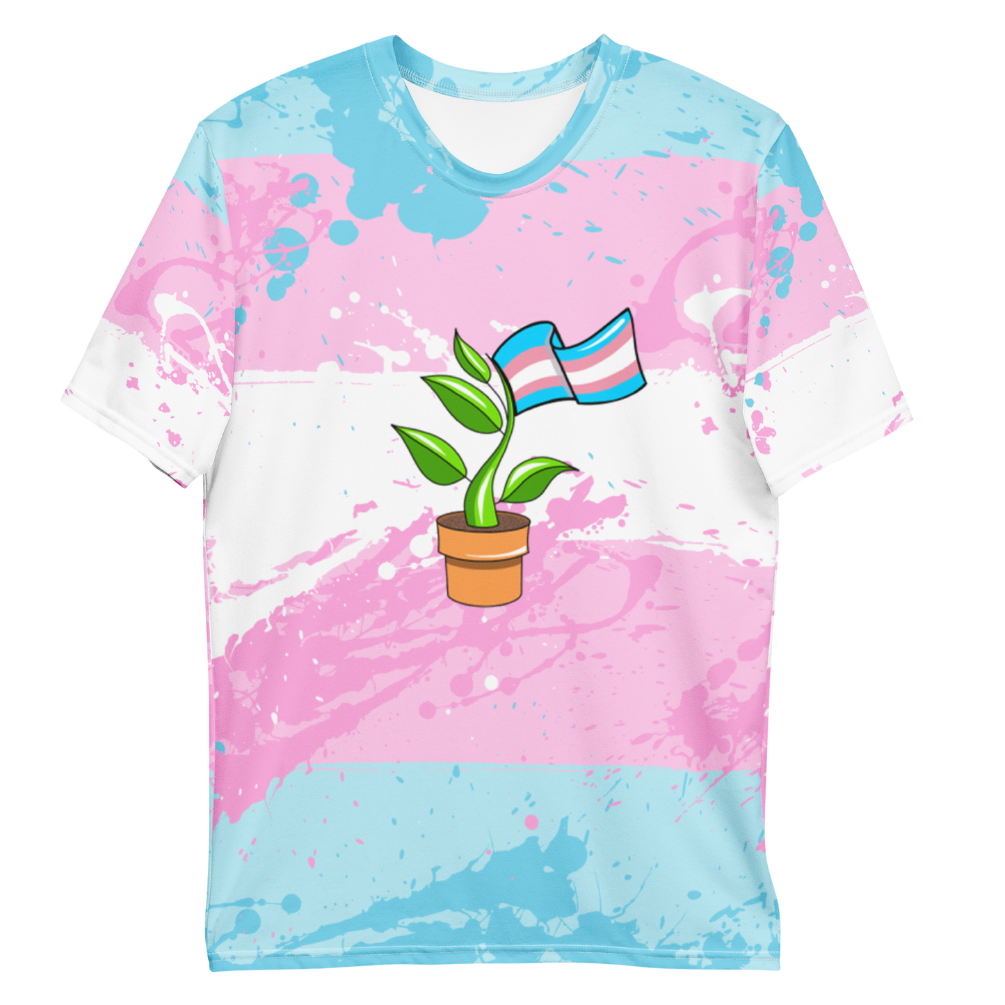 Trans Plant Pride Flag T-Shirt