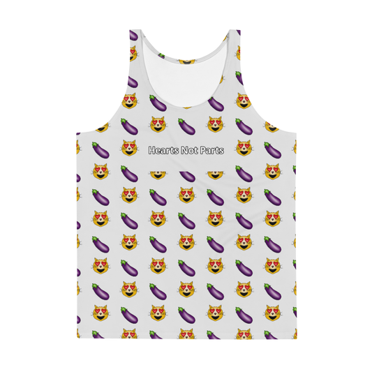 Hearts Not Parts Allover Unisex Tank Top
