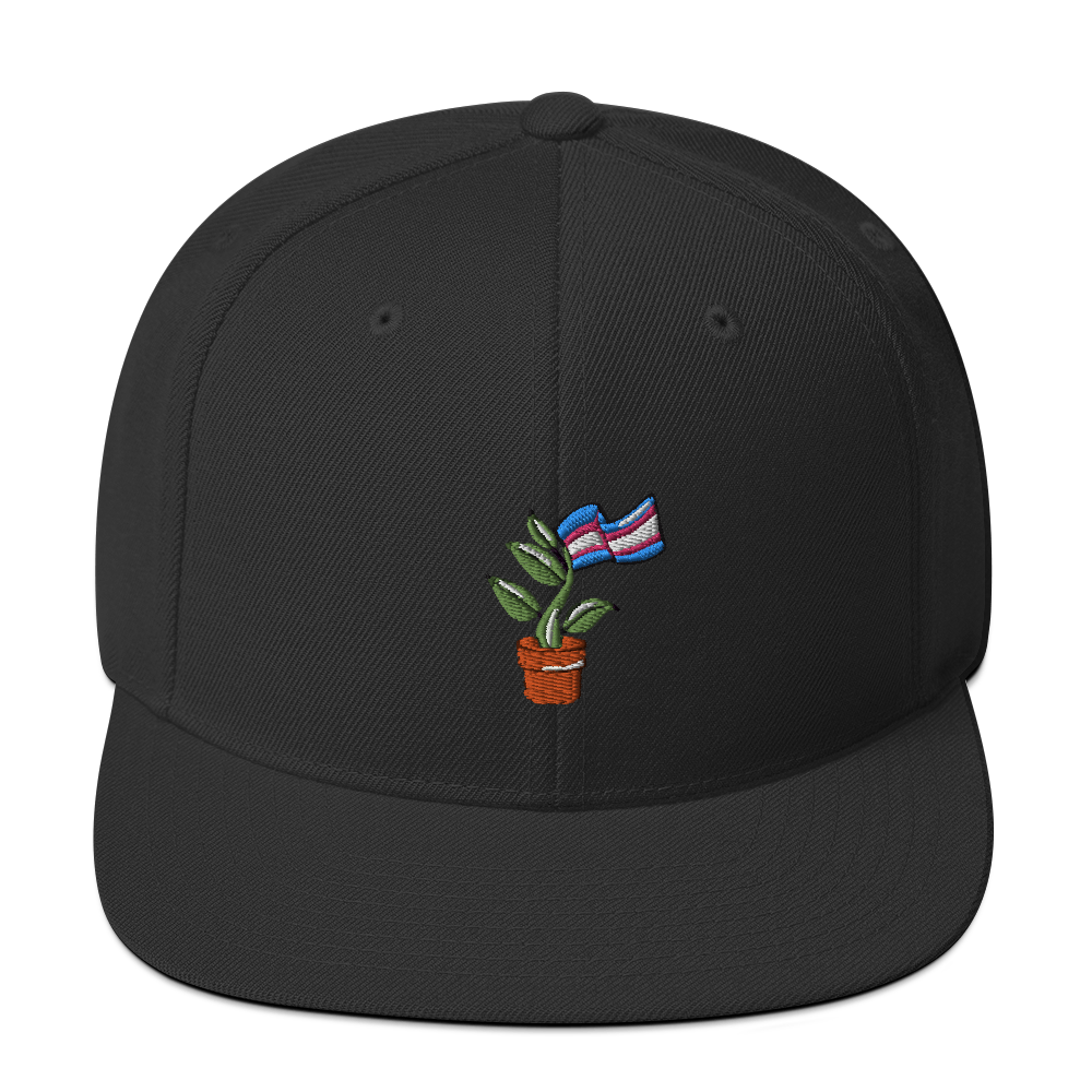 Trans Plant Snapback Hat