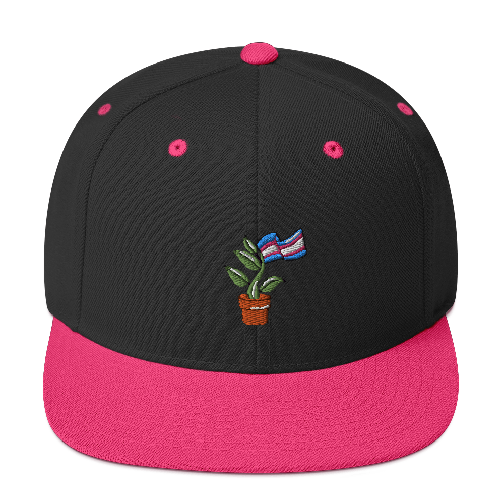 Trans Plant Snapback Hat
