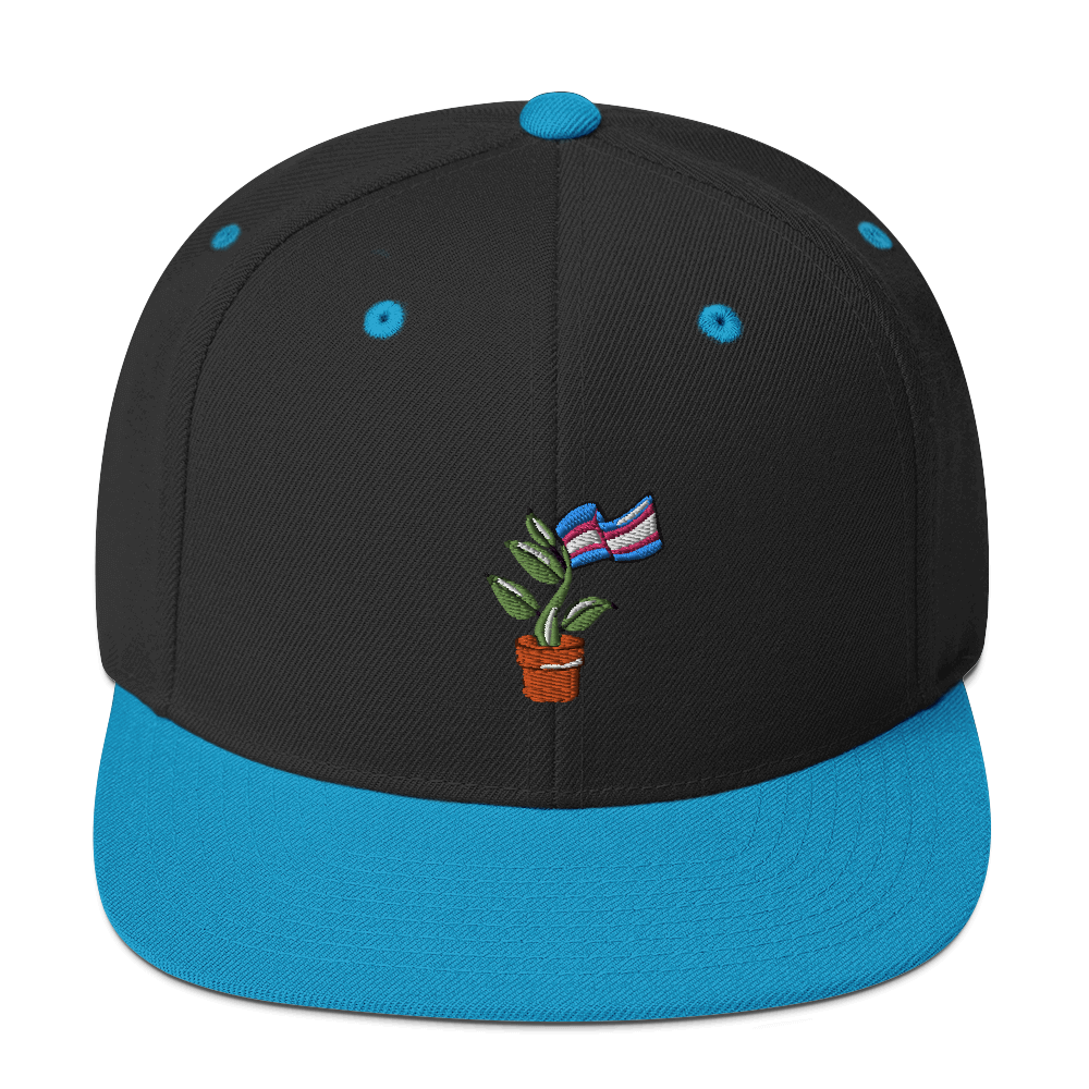 Trans Plant Snapback Hat