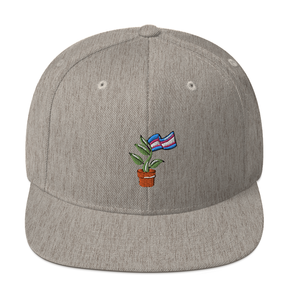 Trans Plant Snapback Hat