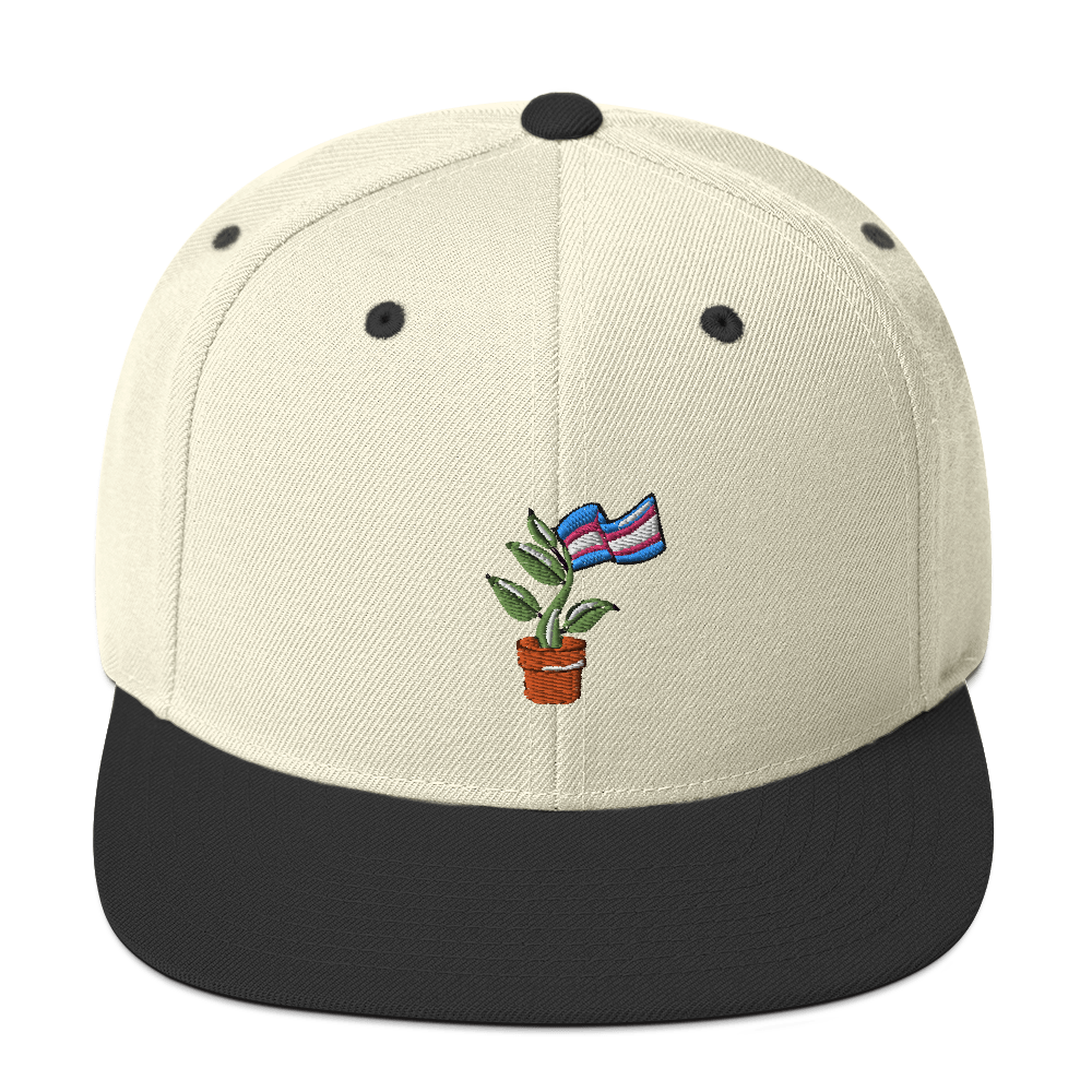 Trans Plant Snapback Hat