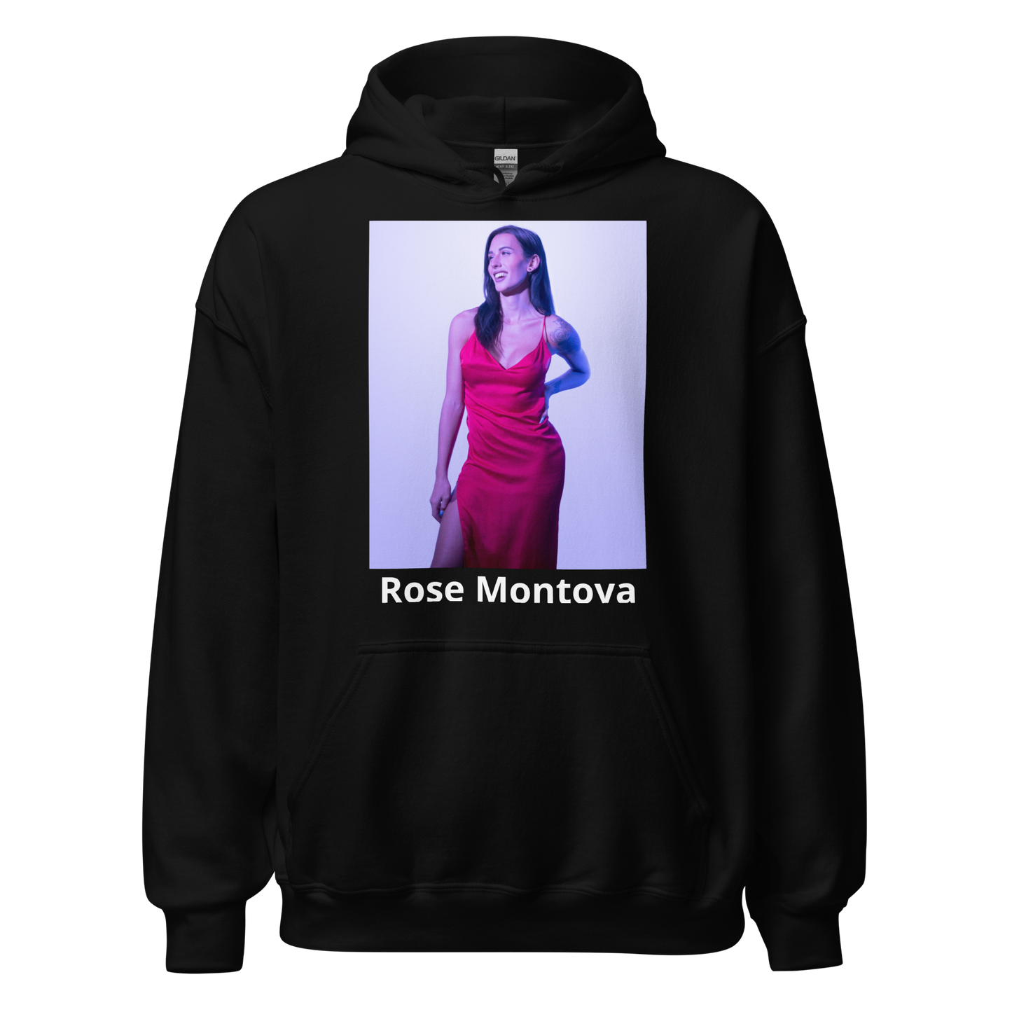 Rose Red Dress Unisex Hoodie