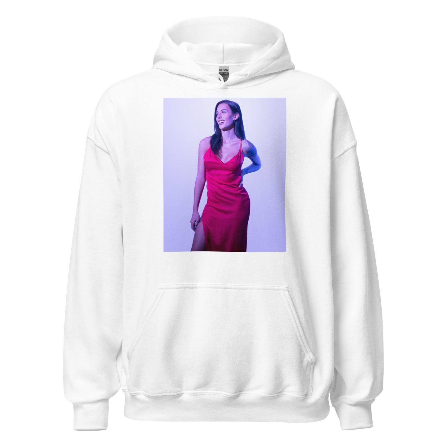 Rose Red Dress Unisex Hoodie