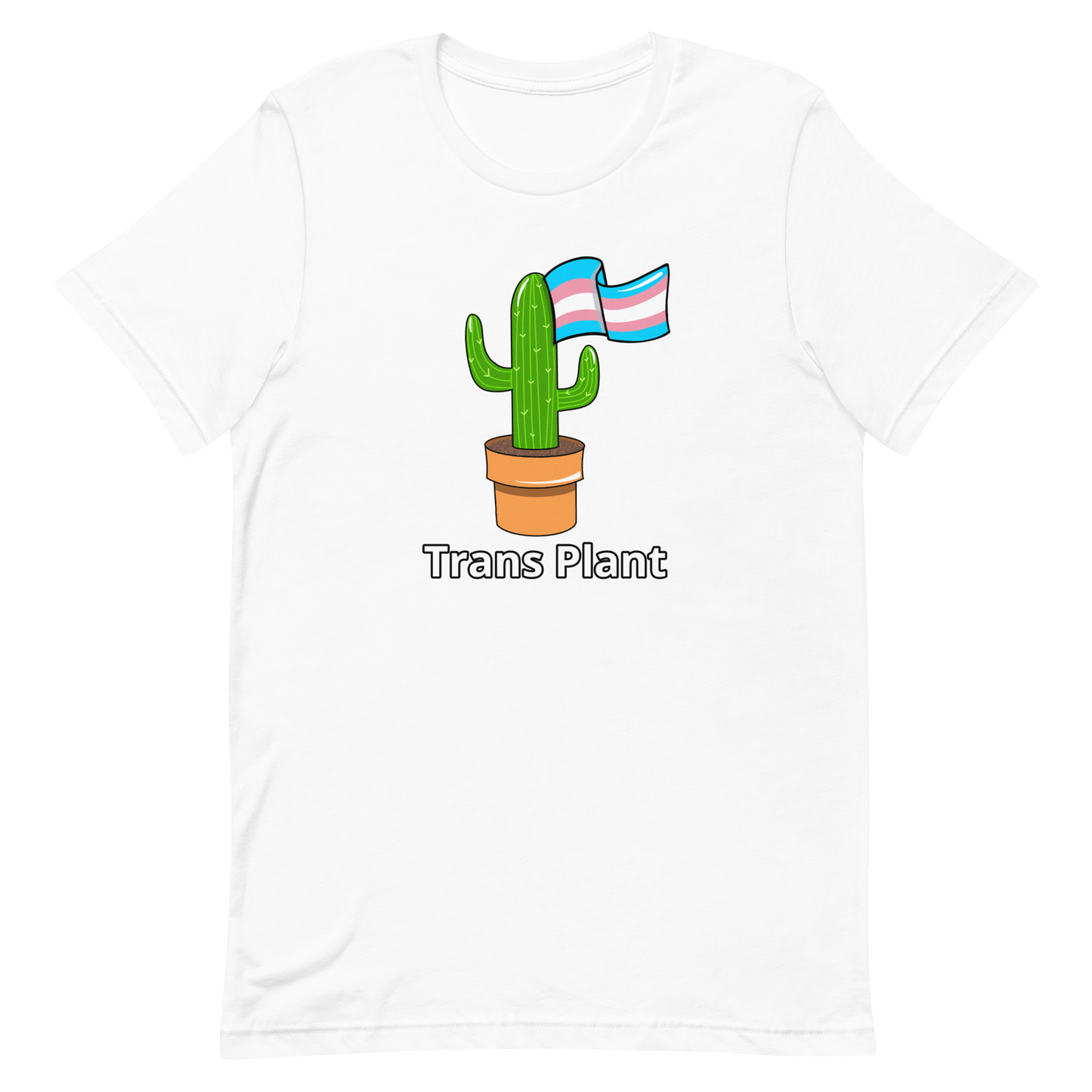 Trans Plant Cactus Unisex t-shirt